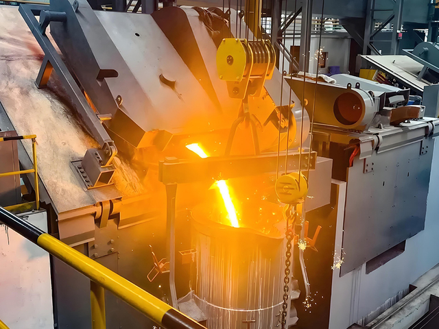 Ausr&uuml;stung zum Gl&uuml;hen von DI-Rohren