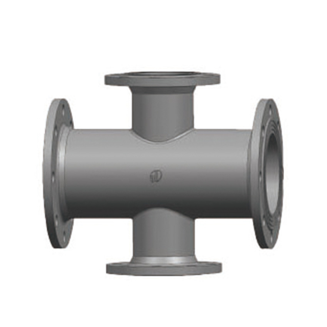 Komplett geflanschtes Kreuz