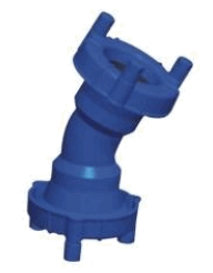 Doppelte EX-Buchse, 22,5-Grad-Biegung