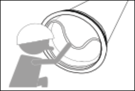 Gummidichtring einbauen