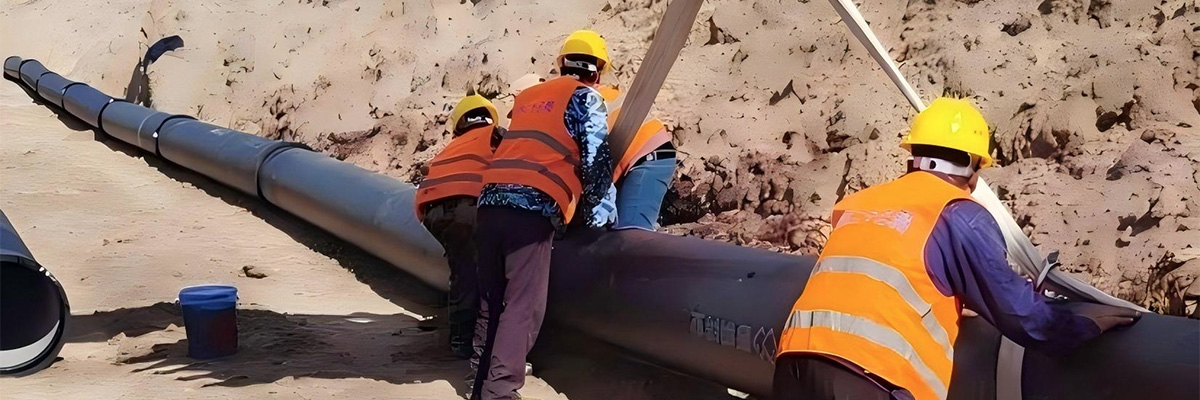 Installing rubber sealing ring