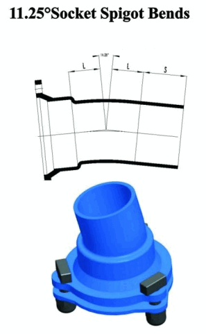 11,25&deg;Muffen-Zapfenb&ouml;gen-1