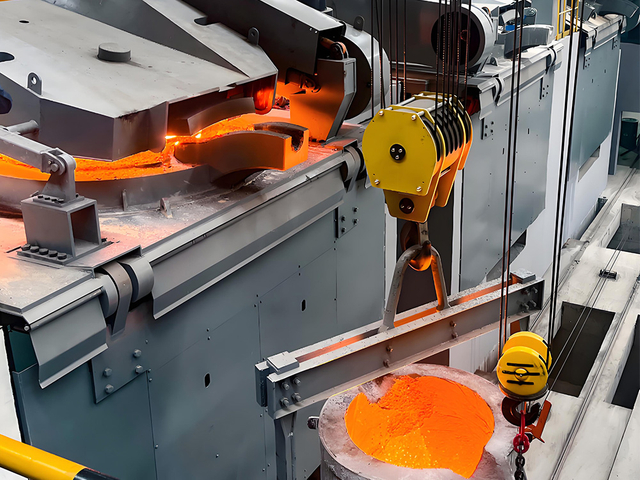 Gussmaschine f&uuml;r duktile Gussrohre