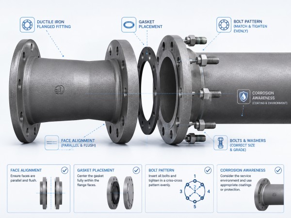 flanged fitting